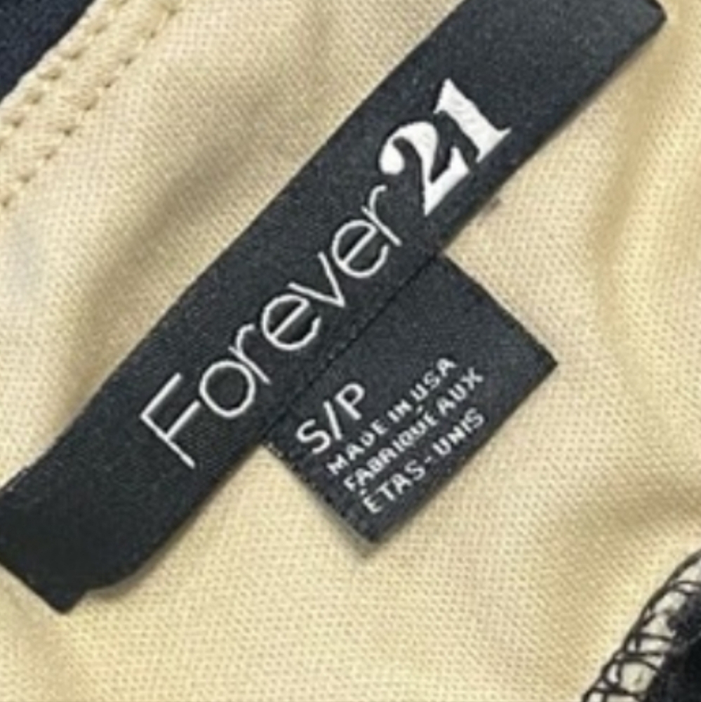 FOREVER 21 Strapless Lace Ruched Bodycon S - Picture 4 of 8
